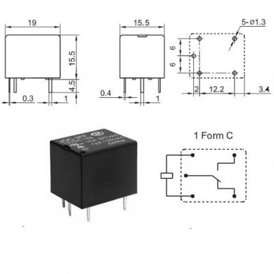 Реле 12V 10A