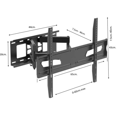 Стойка за телевизор с подвижно рамо 37-75&amp;quot; VESA 600X400mm.max