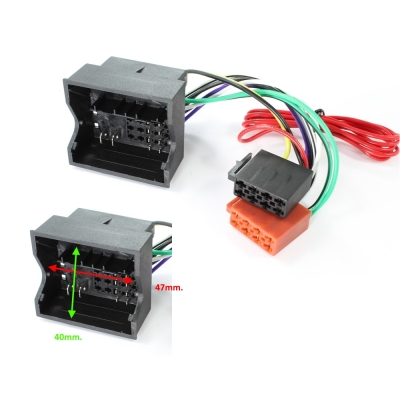 Кабел,букса за автомобилно радио VW,AUDI,SEAT,SKODA,2012+