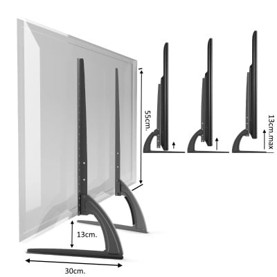 Универсална метална стойка за телевизор настолна за маса 02 70cm.