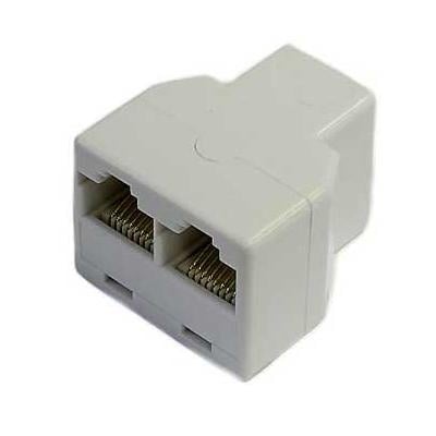 Преход RJ45/2x6P4C-женски