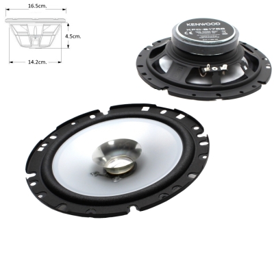 Говорители за автомобил KENWOOD KFC-S1756 6.5&amp;quot;/16.5cm. 2бр.