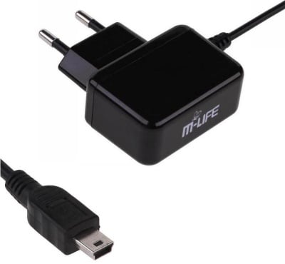 Зарядно MINI USB 220V/5V 800mA