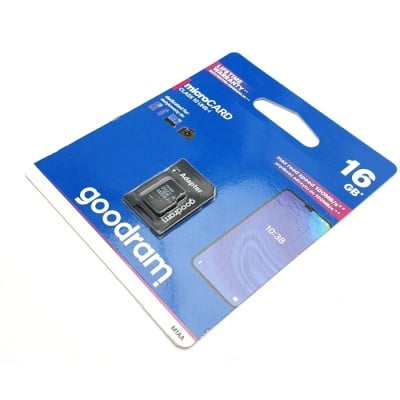 MICRO SD карта 16GB GOODRAM с адаптер SD