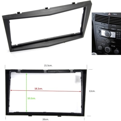 Рамка за мултимедия 2DIN OPEL ASTRA H 2004-2DIN VIVARO ZAFIRA ЧЕРНА