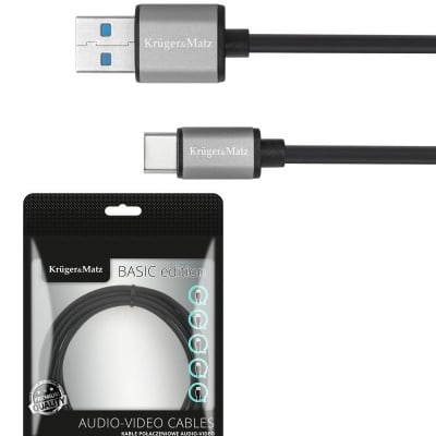Кабел USB 3.0V-USB C 5G 1M KRUGER&amp;amp;MATZ BASIC