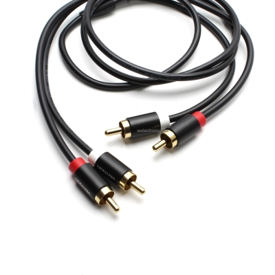 Аудио кабел чинч/чинч (2 RCA/2 RCA),3m.,HQ