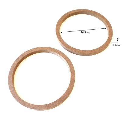 Универсални фланци за авто говорители 16.5cm./1.2cm. MDF