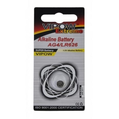 Батерия алкална AG4 VIPOW EXTREME