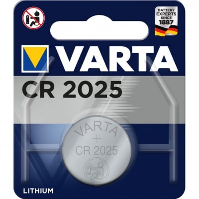 Батерия литиева 3V CR2025 VARTA 1бр.