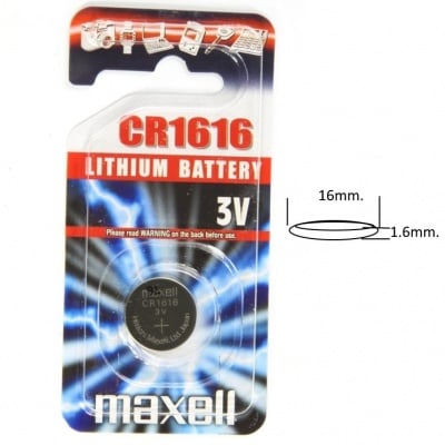 Литиева батерия CR1616 MAXELL