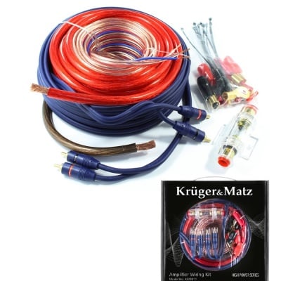 Комплект кабели за автомобилен усилвател KM0011