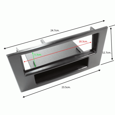 Рамка за автомобилно радио FORD MONDEO 2003-2007 черен цвят