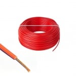 Монтажен многожилен кабел червен 1x0.5  1m.