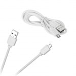 Кабел MICRO USB/USB 1M M-LIFE БЯЛ