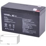 Акумулатор 12V 7AH VIPOW