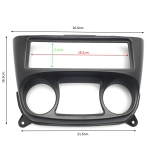 Рамка за автомобилно радио NISSAN ALMERA II,N16,2001+