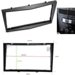 Рамка за мултимедия 2DIN OPEL ASTRA H 2004-2DIN VIVARO ZAFIRA ЧЕРНА