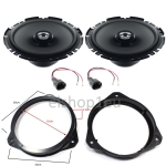 Комплект авто говорители и фланци за ALFA MITO/STELVIO,HERTZ