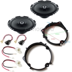 Комплект говорители и фланци за FIAT PUNTO,QUBO,DOBLO,HERTZ
