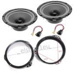 Комплект говорители и фланци за OPEL ASTRA F/G,ZAFIRA A/B,IT