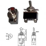 Превключвател KN3-2 2A 250V ON-OFF