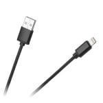 Кабел IPHONE LIGHTNING-USB 1m. Черен